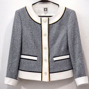 Anne Klein Black & White Jacket – Size 4